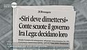 Caso Siri, interviene Conte