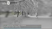 Le immagini sul maltempo in rete