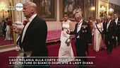 Lady Melania alla corte della Regina