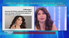 Carmen Di Pietro vive con 5 euro