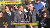 Il fiume Sacco inquinato