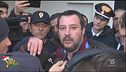 Un microfono al volo per Salvini