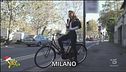 La pista ciclabile a Milano