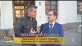 Ghione e la strada a Civitavecchia