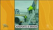 Neve all'aeroporto di Brindisi