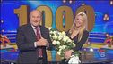 Michelle Hunziker, festa per mille puntate a Striscia