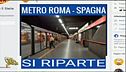La metropolitana di Roma riaperta