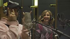 Lo scherzo a Lorella Cuccarini