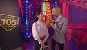 Radio 105 moment