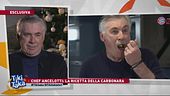 Chef Ancelotti prepara la carbonara