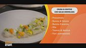 Crudo di dentice con salsa gremolada