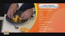 Ganache al cioccolato con frutto della passione, banana e peperoncino