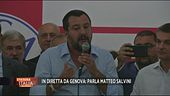 Genova: in diretta il comizio di Salvini