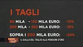 Il giallo del taglio delle pensioni d'oro