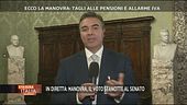In diretta dal Senato: caos manovra