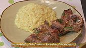Risotto alla milanese e ossibuchi