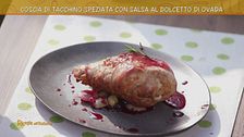 Coscia di tacchino speziata con salsa al dolcetto di Ovada