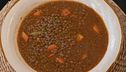 La minestra di lenticchie con verdure