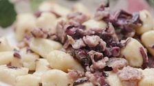 Gli gnocchi di patate con la rosa di Gorizia