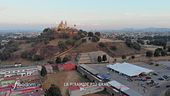 Cholula, una chiesa in cima alla piramide
