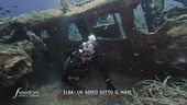 Elba: un aereo sotto il mare