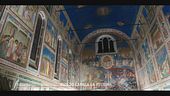 All'interno della Cappella degli Scrovegni di Padova