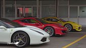 Ferrari 488. Tre rosse a confronto