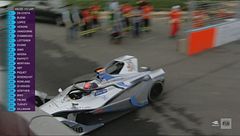 Mortara sbatte al primo giro