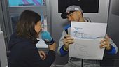Il disegno della pista con Mortara