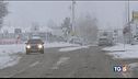 Il gelo sull'Italia neve sulle spiagge