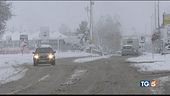 Il gelo sull'Italia neve sulle spiagge