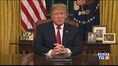 Trump difende il muro