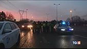 Tassista coraggioso travolto da un'auto