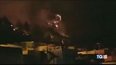 Rogo sulla montagna Sarno, notte di paura