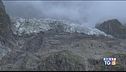 Il ghiacciaio frana Sos in Val D'Aosta
