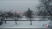 Neve, gelo al centrosud Smog da record al nord