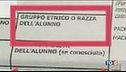 Quel modulo che chiede la razza dello studente