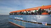 La nave a Catania migranti in Europa
