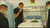 Abbraccio azzurro ai bambini malati