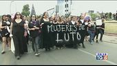 Madri in lutto per le vie di Santiago