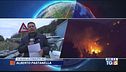 Incendi al nord Pioggia e neve al sud