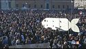 Sardine, pienone a Piazza S. Giovanni