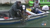 Rifiuti nei canali, in azione gondolieri sub