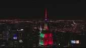Le luci di New York e la magia del presepe