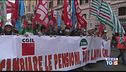 Pensionati in piazza oggi a Roma