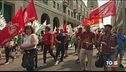 Tute blu in corteo: a rischio 180mila posti
