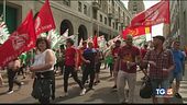 Tute blu in corteo: a rischio 180mila posti