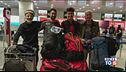 Alpinisti bloccati in attesa dei soccorsi