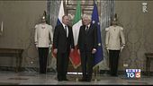 Putin: "Con l'Italia c'è una forte intesa"