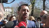 Salvini a Bibbiano. Il Pd: propaganda